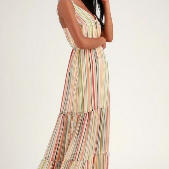 Dress maxi long Summer colors - Picture 3 of 11